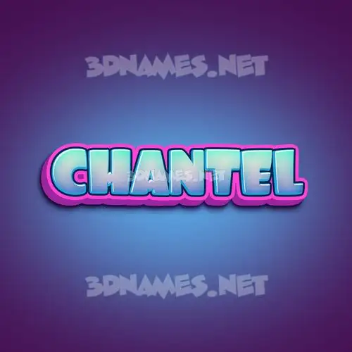 chantel in Phat Purple style - 3D name wallpaper chantel in Phat Purple style - 3D name wallpaper