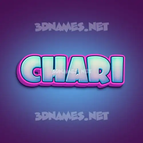 chari in Phat Purple style - 3D name wallpaper chari in Phat Purple style - 3D name wallpaper
