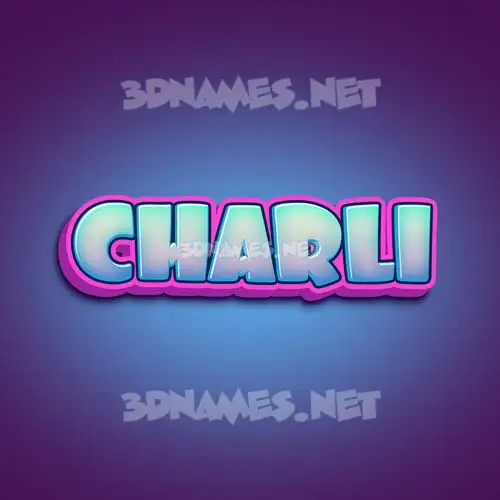 charli in Phat Purple style - 3D name wallpaper charli in Phat Purple style - 3D name wallpaper