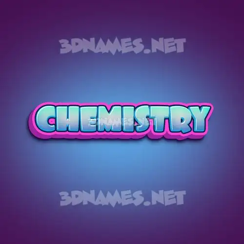 chemistry in Phat Purple style - 3D name wallpaper chemistry in Phat Purple style - 3D name wallpaper