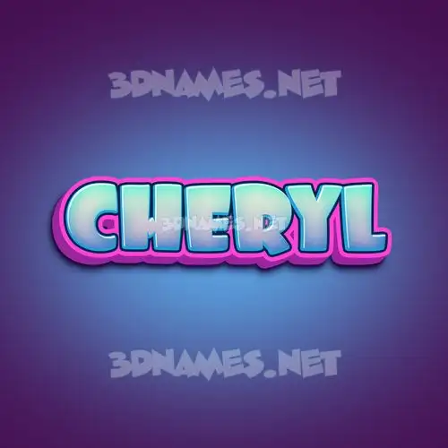 cheryl in Phat Purple style - 3D name wallpaper cheryl in Phat Purple style - 3D name wallpaper
