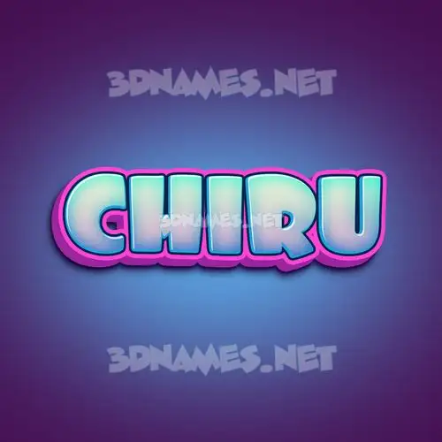 chiru in Phat Purple style - 3D name wallpaper chiru in Phat Purple style - 3D name wallpaper