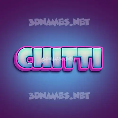 chitti in Phat Purple style - 3D name wallpaper chitti in Phat Purple style - 3D name wallpaper