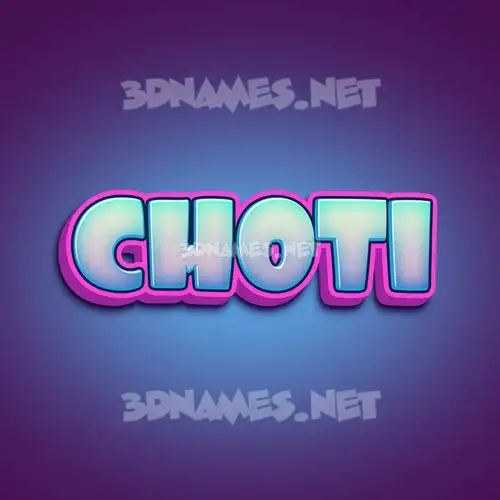 choti in Phat Purple style - 3D name wallpaper choti in Phat Purple style - 3D name wallpaper