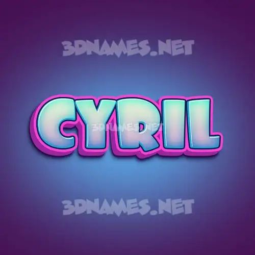 cyril in Phat Purple style - 3D name wallpaper cyril in Phat Purple style - 3D name wallpaper