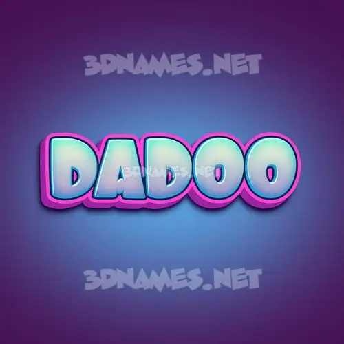 dadoo in Phat Purple style - 3D name wallpaper dadoo in Phat Purple style - 3D name wallpaper