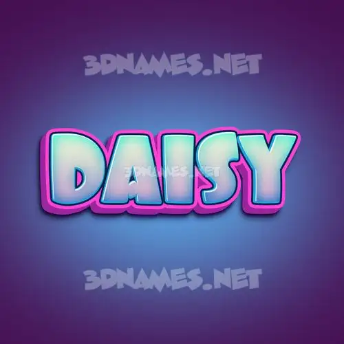 daisy in Phat Purple style - 3D name wallpaper daisy in Phat Purple style - 3D name wallpaper