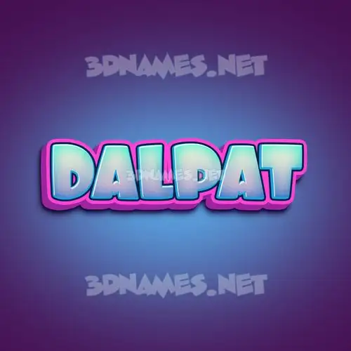 dalpat in Phat Purple style - 3D name wallpaper dalpat in Phat Purple style - 3D name wallpaper
