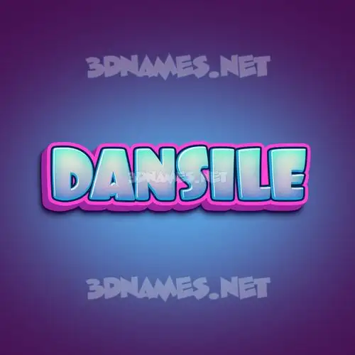 dansile in Phat Purple style - 3D name wallpaper dansile in Phat Purple style - 3D name wallpaper
