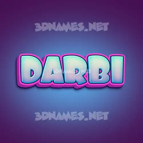 darbi in Phat Purple style - 3D name wallpaper darbi in Phat Purple style - 3D name wallpaper