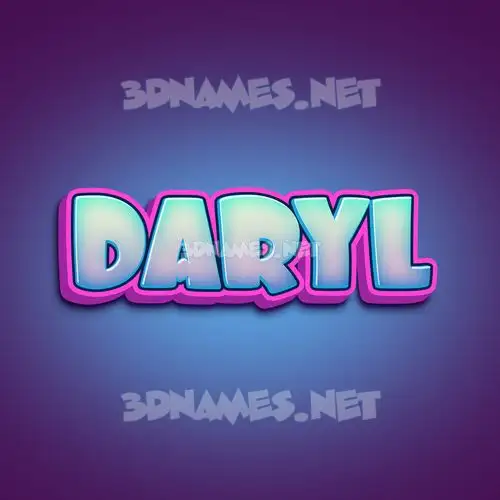 daryl in Phat Purple style - 3D name wallpaper daryl in Phat Purple style - 3D name wallpaper