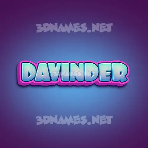 davinder in Phat Purple style - 3D name wallpaper davinder in Phat Purple style - 3D name wallpaper