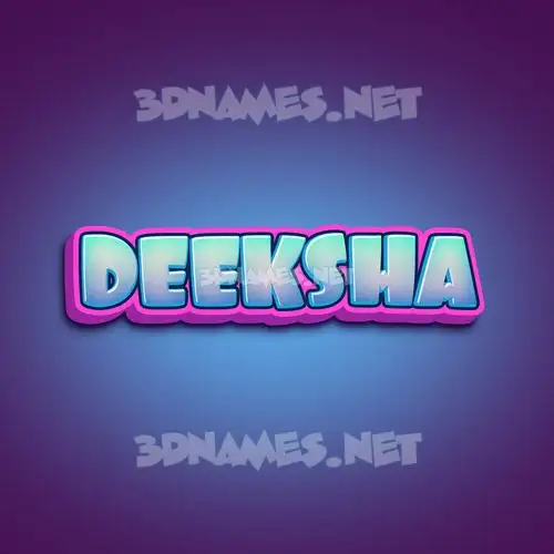 deeksha in Phat Purple style - 3D name wallpaper deeksha in Phat Purple style - 3D name wallpaper