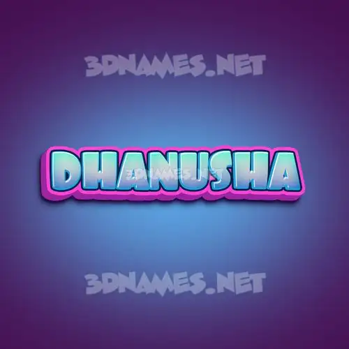 dhanusha in Phat Purple style - 3D name wallpaper dhanusha in Phat Purple style - 3D name wallpaper
