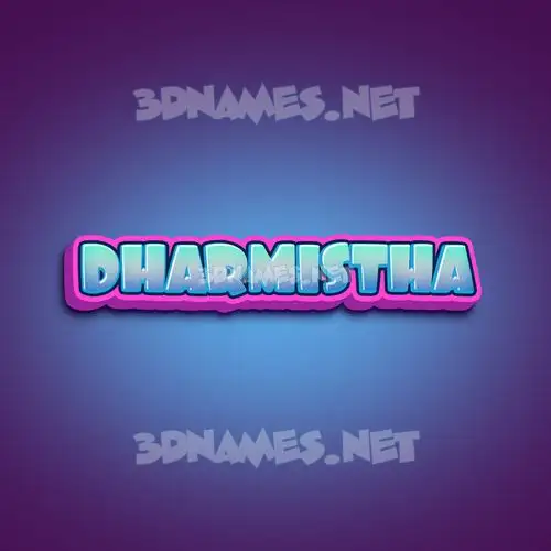 dharmistha in Phat Purple style - 3D name wallpaper dharmistha in Phat Purple style - 3D name wallpaper