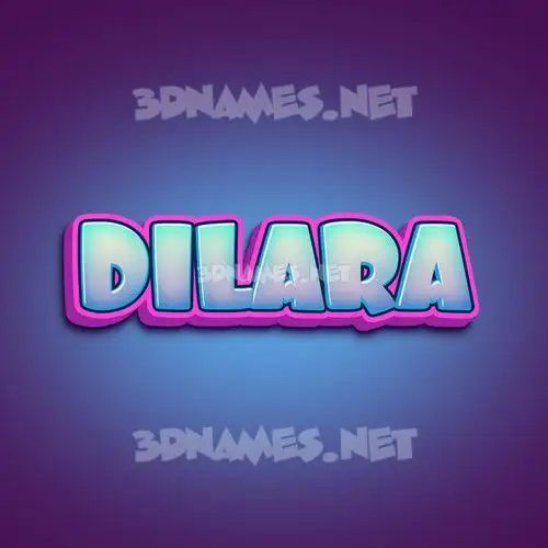dilara in Phat Purple style - 3D name wallpaper dilara in Phat Purple style - 3D name wallpaper