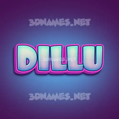 dillu in Phat Purple style - 3D name wallpaper dillu in Phat Purple style - 3D name wallpaper
