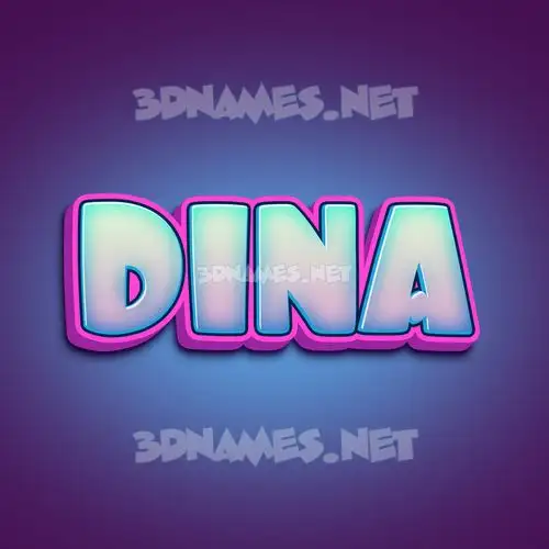 dina in Phat Purple style - 3D name wallpaper dina in Phat Purple style - 3D name wallpaper