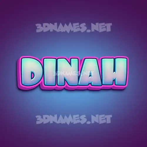 dinah in Phat Purple style - 3D name wallpaper dinah in Phat Purple style - 3D name wallpaper