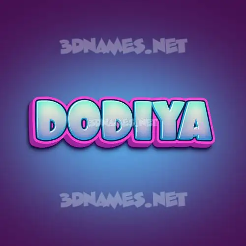 dodiya in Phat Purple style - 3D name wallpaper dodiya in Phat Purple style - 3D name wallpaper
