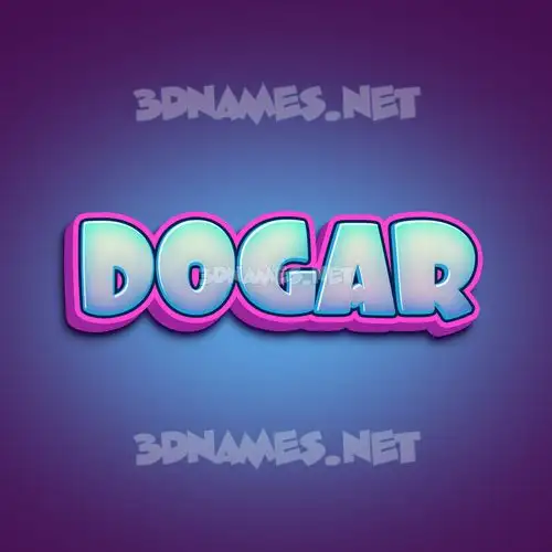 dogar in Phat Purple style - 3D name wallpaper dogar in Phat Purple style - 3D name wallpaper