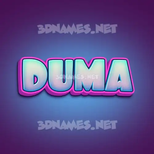 duma in Phat Purple style - 3D name wallpaper duma in Phat Purple style - 3D name wallpaper