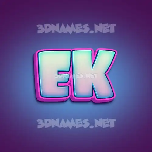 ek in Phat Purple style - 3D name wallpaper ek in Phat Purple style - 3D name wallpaper