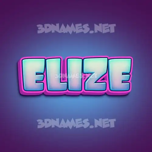 elize in Phat Purple style - 3D name wallpaper elize in Phat Purple style - 3D name wallpaper
