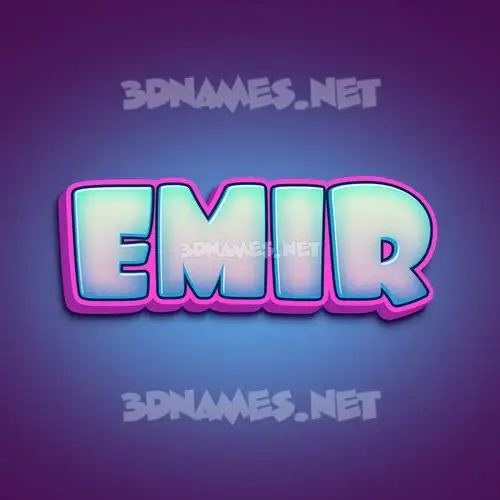 emir in Phat Purple style - 3D name wallpaper emir in Phat Purple style - 3D name wallpaper
