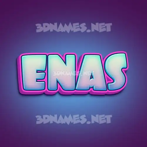 enas in Phat Purple style - 3D name wallpaper enas in Phat Purple style - 3D name wallpaper