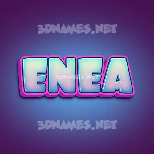enea in Phat Purple style - 3D name wallpaper enea in Phat Purple style - 3D name wallpaper