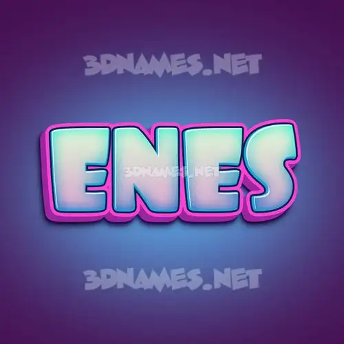 enes in Phat Purple style - 3D name wallpaper enes in Phat Purple style - 3D name wallpaper