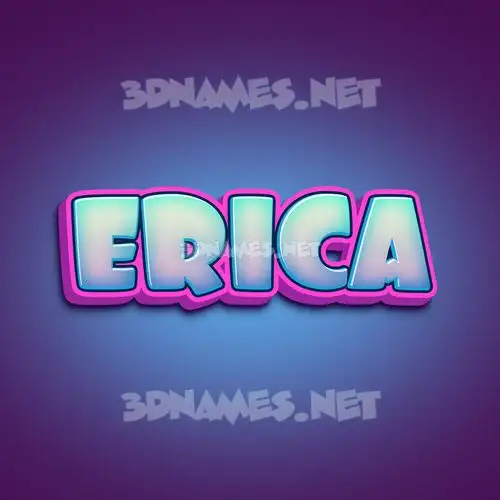 erica in Phat Purple style - 3D name wallpaper erica in Phat Purple style - 3D name wallpaper