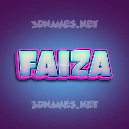 faiza in Phat Purple style - 3D name wallpaper faiza in Phat Purple style - 3D name wallpaper