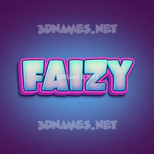 faizy in Phat Purple style - 3D name wallpaper faizy in Phat Purple style - 3D name wallpaper