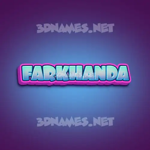farkhanda in Phat Purple style - 3D name wallpaper farkhanda in Phat Purple style - 3D name wallpaper