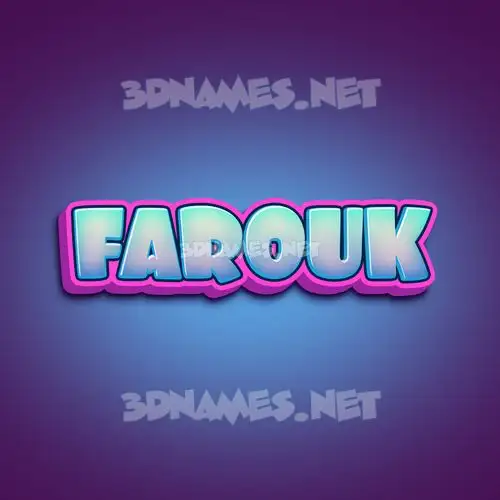 farouk in Phat Purple style - 3D name wallpaper farouk in Phat Purple style - 3D name wallpaper