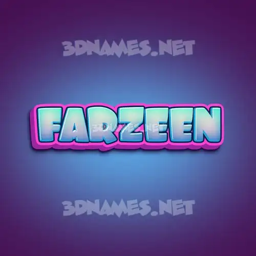 farzeen in Phat Purple style - 3D name wallpaper farzeen in Phat Purple style - 3D name wallpaper