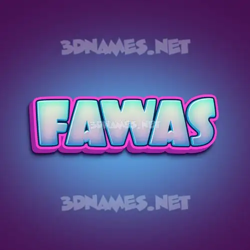 fawas in Phat Purple style - 3D name wallpaper fawas in Phat Purple style - 3D name wallpaper