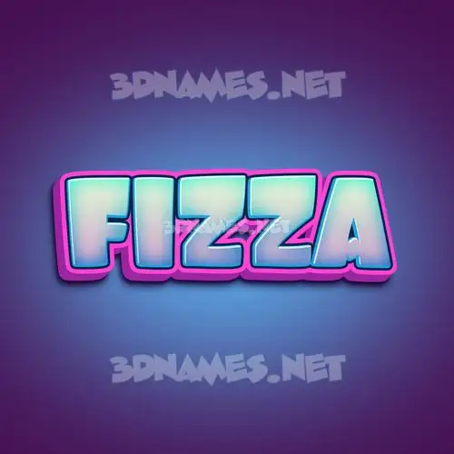 fizza in Phat Purple style - 3D name wallpaper fizza in Phat Purple style - 3D name wallpaper