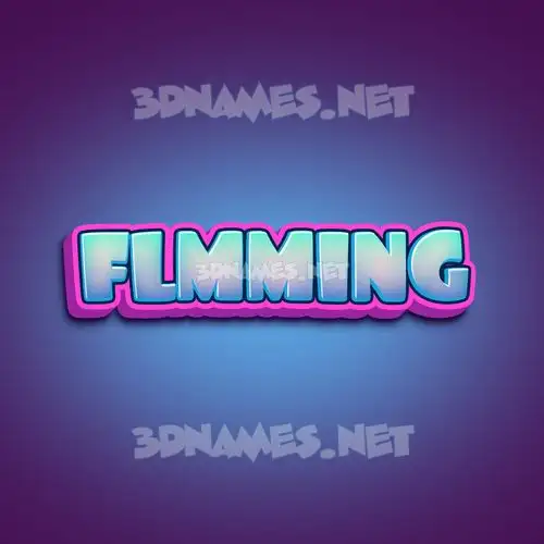 flmming in Phat Purple style - 3D name wallpaper flmming in Phat Purple style - 3D name wallpaper