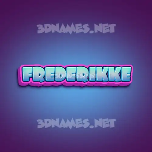 frederikke in Phat Purple style - 3D name wallpaper frederikke in Phat Purple style - 3D name wallpaper
