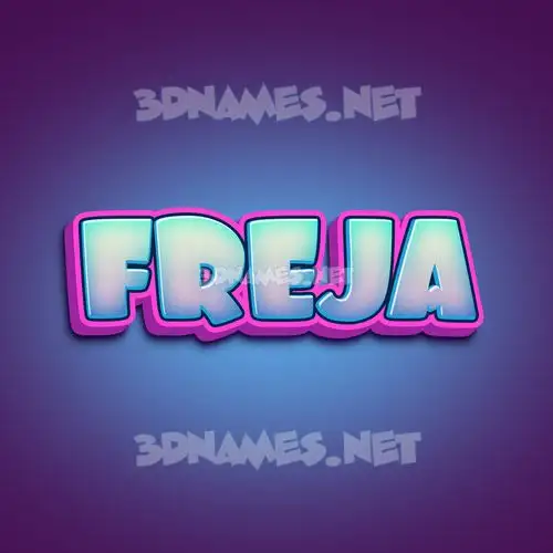 freja in Phat Purple style - 3D name wallpaper freja in Phat Purple style - 3D name wallpaper