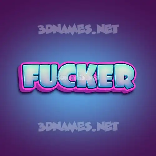 fucker in Phat Purple style - 3D name wallpaper fucker in Phat Purple style - 3D name wallpaper