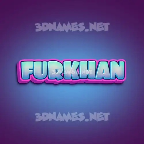 furkhan in Phat Purple style - 3D name wallpaper furkhan in Phat Purple style - 3D name wallpaper