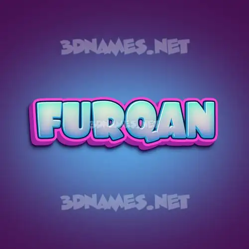 furqan in Phat Purple style - 3D name wallpaper furqan in Phat Purple style - 3D name wallpaper