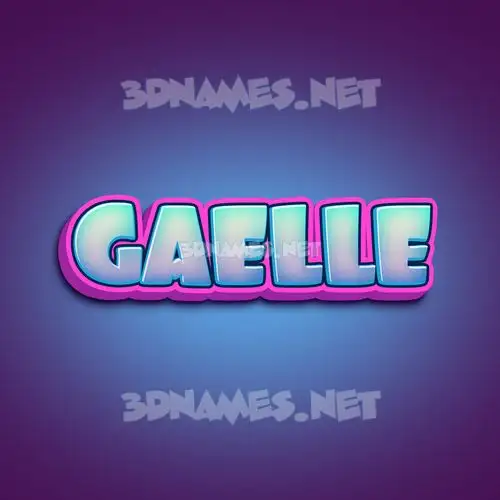 gaelle in Phat Purple style - 3D name wallpaper gaelle in Phat Purple style - 3D name wallpaper