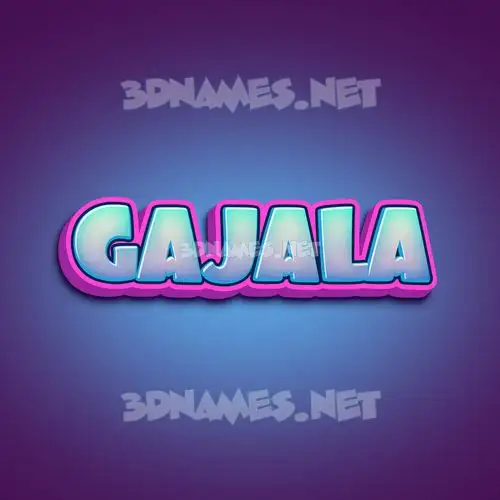 gajala in Phat Purple style - 3D name wallpaper gajala in Phat Purple style - 3D name wallpaper
