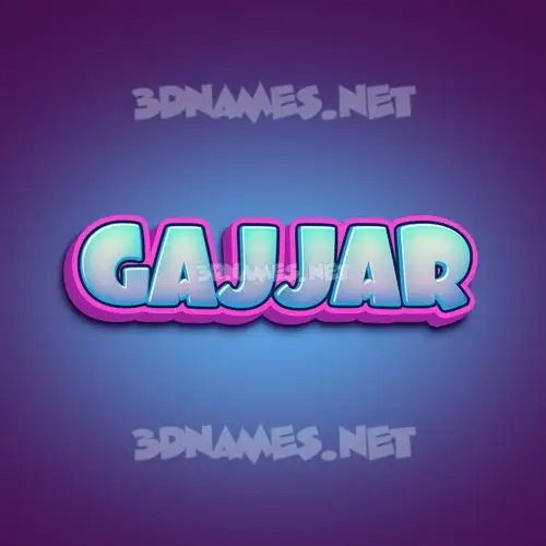 gajjar in Phat Purple style - 3D name wallpaper gajjar in Phat Purple style - 3D name wallpaper