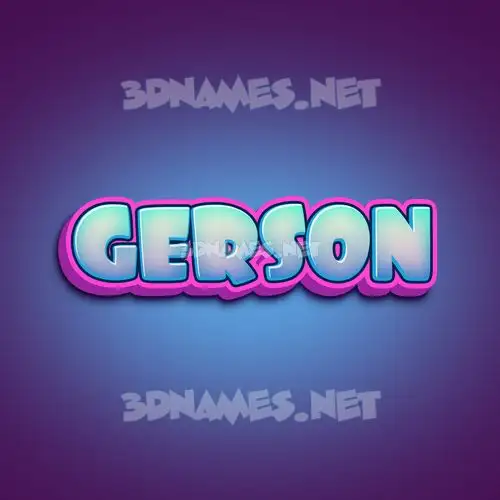 gerson in Phat Purple style - 3D name wallpaper gerson in Phat Purple style - 3D name wallpaper